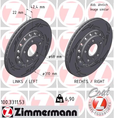 Brake Disc (100.3311.53)