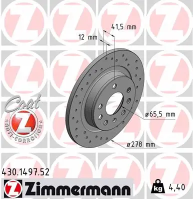 Brake Disc (430.1497.52)