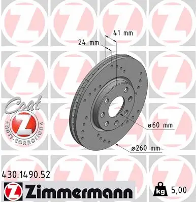 Brake Disc (430.1490.52)