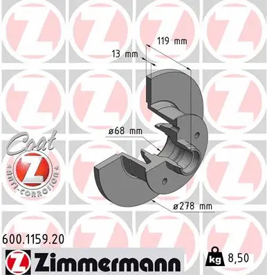 Brake Disc (600.1159.20)