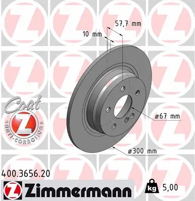 Brake Disc (400.3656.20)