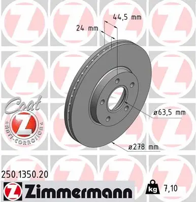 Brake Disc (250.1350.20)