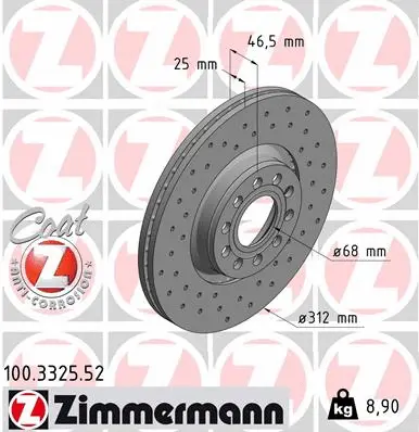 Brake Disc (100.3325.52)