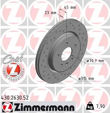 Brake Disc (430.2630.52)
