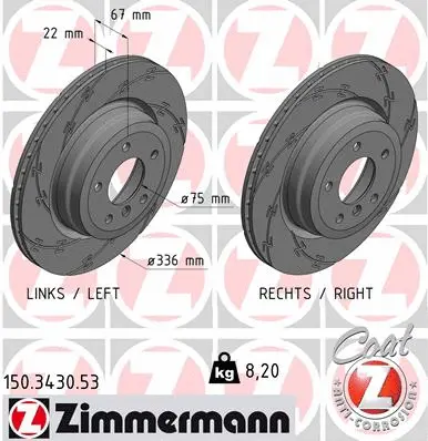 Brake Disc (150.3430.53)