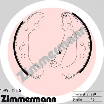 Brake Shoe Set (10990.156.6)