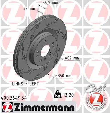 Brake Disc (400.3649.54)