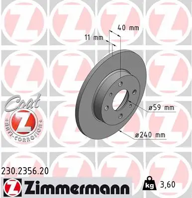 Brake Disc (230.2356.20)