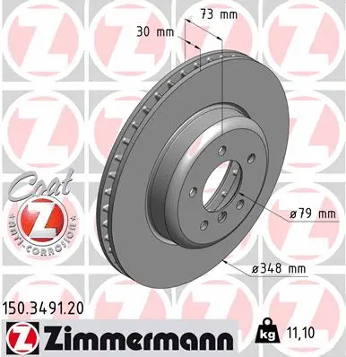 Brake Disc (150.3491.20)