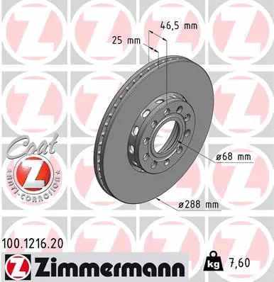 Brake Disc (100.1216.20)