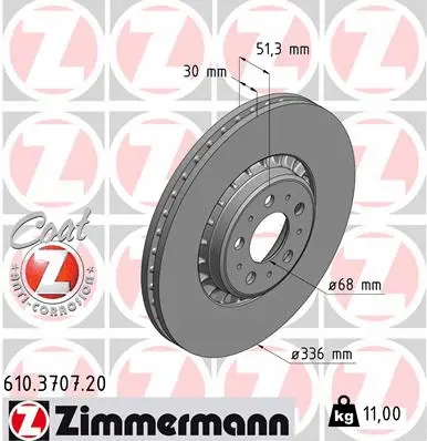 Brake Disc (610.3707.20)