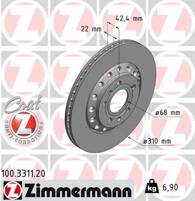 Brake Disc (100.3311.20)