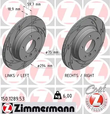 Brake Disc (150.1289.53)