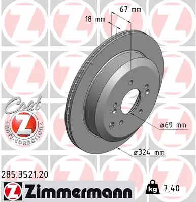 Brake Disc (285.3521.20)