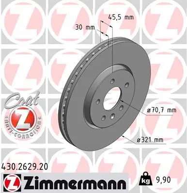 Brake Disc (430.2629.20)