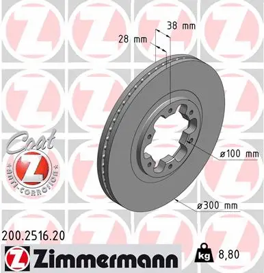 Brake Disc (200.2516.20)