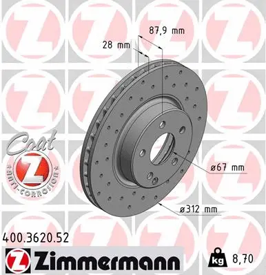 Brake Disc (400.3620.52)