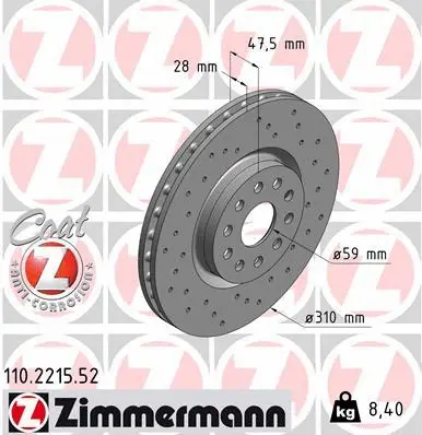 Brake Disc (110.2215.52)