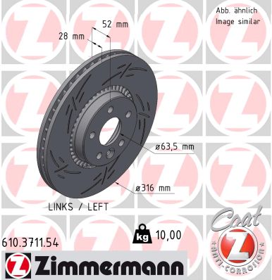 Brake Disc (610.3711.54)