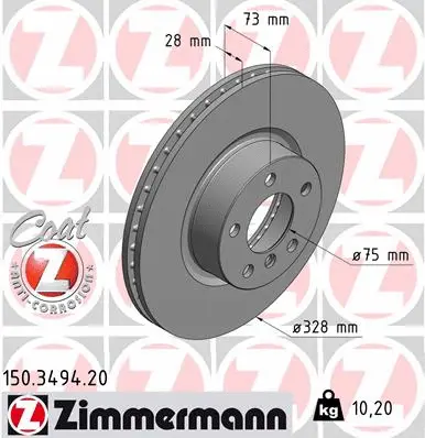 Brake Disc (150.3494.20)