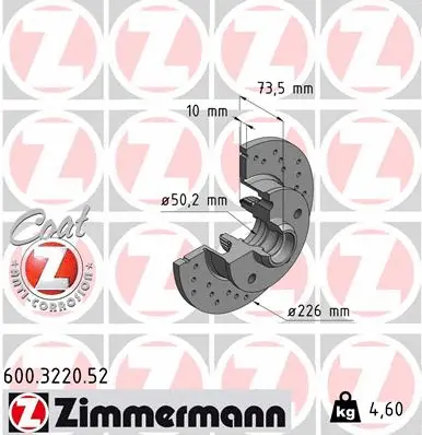 Brake Disc (600.3220.52)