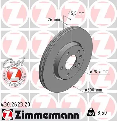 Brake Disc (430.2623.20)