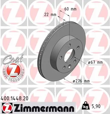 Brake Disc (400.1448.20)