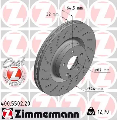 Brake Disc (400.5502.20)