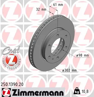 Brake Disc (250.1390.20)