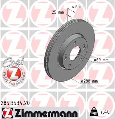 Brake Disc (285.3534.20)
