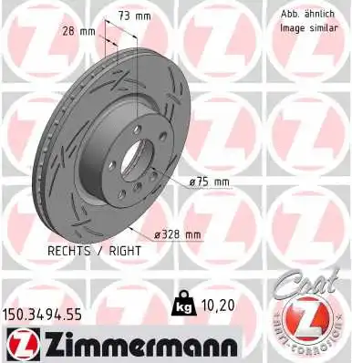 Brake Disc (150.3494.55)