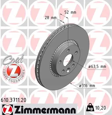Brake Disc (610.3711.20)