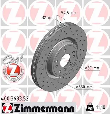 Brake Disc (400.3683.52)