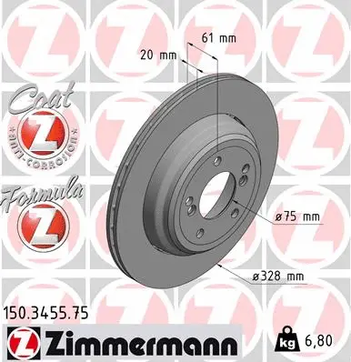 Brake Disc (150.3455.75)
