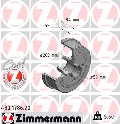 Brake Drum (430.1786.20)