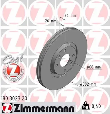 Brake Disc (180.3023.20)
