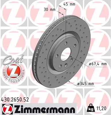 Brake Disc (430.2650.52)
