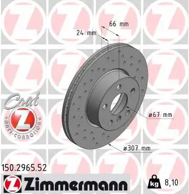 Brake Disc (150.2965.52)