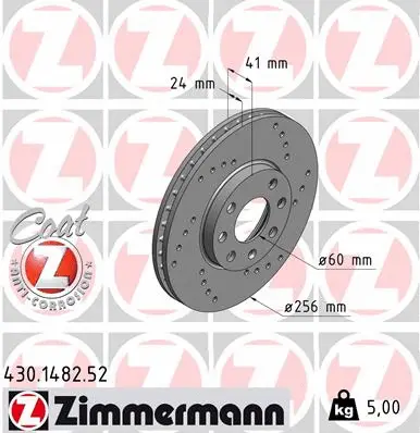 Brake Disc (430.1482.52)