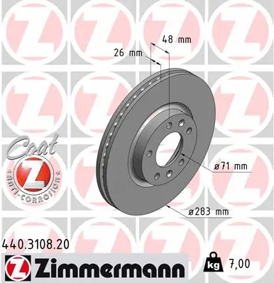 Brake Disc (440.3108.20)