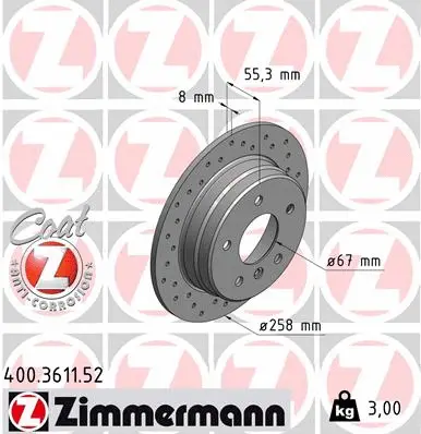 Brake Disc (400.3611.52)