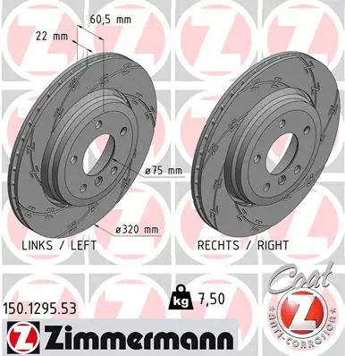 Brake Disc (150.1295.53)