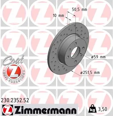 Brake Disc (230.2352.52)