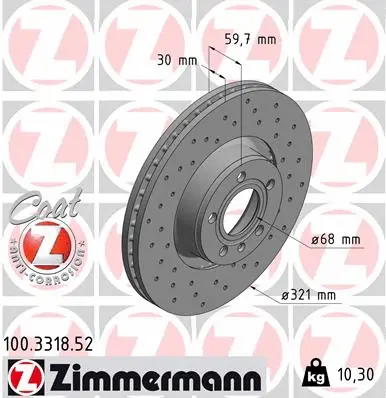 Brake Disc (100.3318.52)