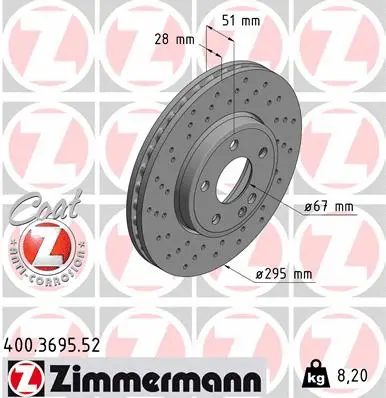 Brake Disc (400.3695.52)