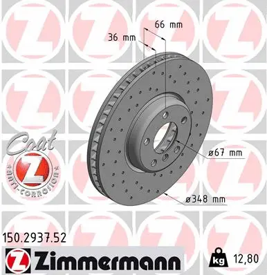 Brake Disc (150.2937.52)