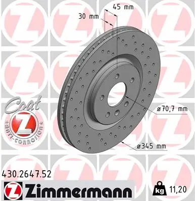 Brake Disc (430.2647.52)