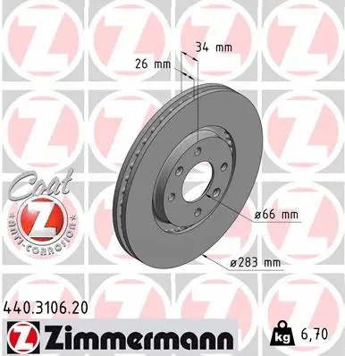 Brake Disc (440.3106.20)