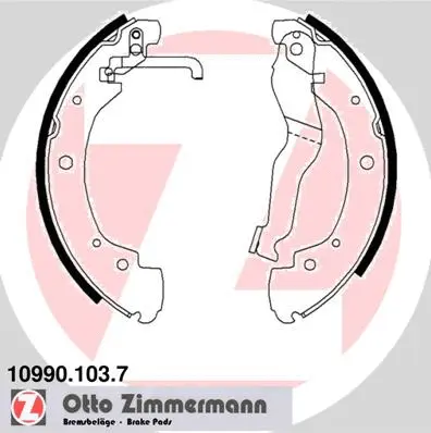 Brake Shoe Set (10990.103.7)
