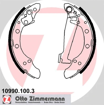 Brake Shoe Set (10990.100.3)